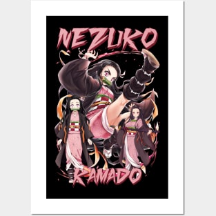 Nezuko Vector Art Posters and Art